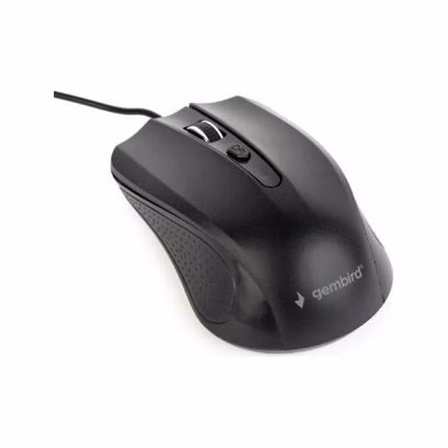 Gembird Myš MUS-4B-01L, USB, optická, černá, kabel 1,8m