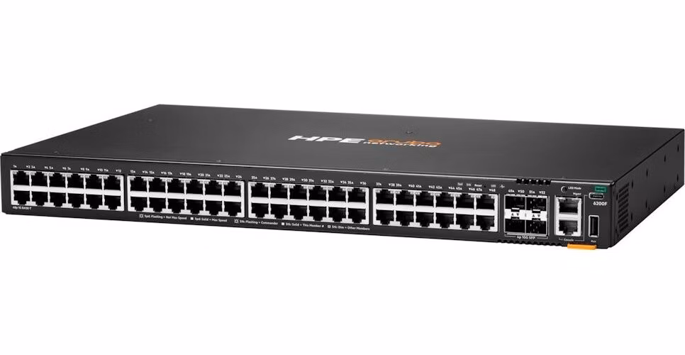 HPE Aruba Networking CX 6200F 48G 4SFP+ Switch