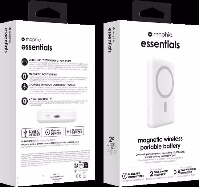 Essentials Snap+ Powerstation 10K - White