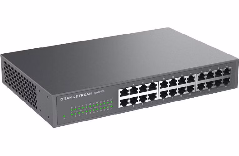 Grandstream GWN7703 Unmanaged Network Switch, 24 portov