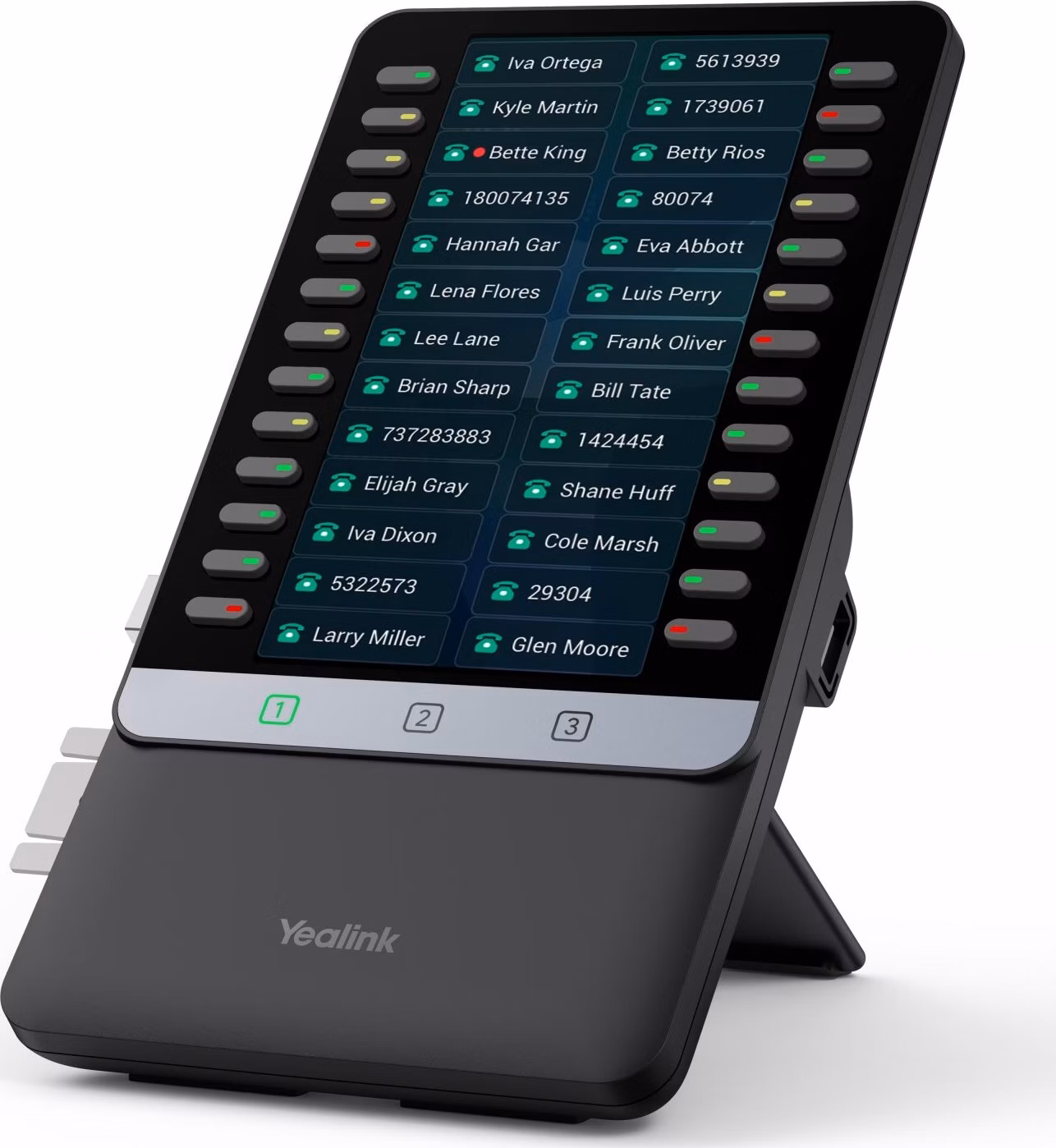 Yealink EXP55, rozširujúci modul s LCD pre telefóny T7x/T8x, 26 tlačidiel