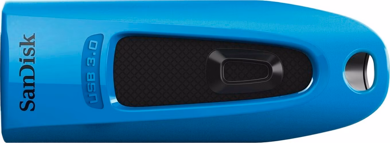SanDisk Ultra/64GB/USB 3.0/USB-A/Modrá