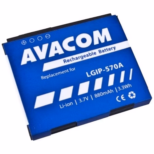 AVACOM Náhradní baterie do mobilu LG KP800 Li-Ion 3,7V 880mAh (náhrada LGIP-570A)