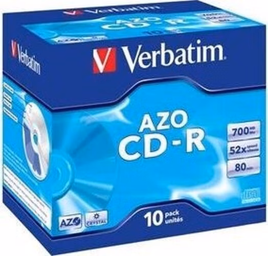 VERBATIM CD-R(10-Pack)Jewel/Crystal/DLP/52x/700MB