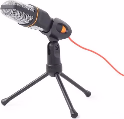 Gembird mikrofón, 3.5 mm jack, s držiakom a stojanom, všesmerový, kondenzátorový