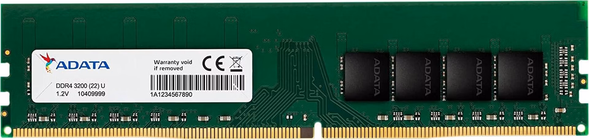 Adata/DDR4/8GB/3200MHz/CL22/1x8GB