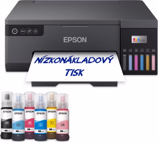 EPSON tiskárna ink EcoTank L8050, A4, 1440x5760dpi, 25ppm, Wi-Fi,Záruka 5 let po registraci zdarma