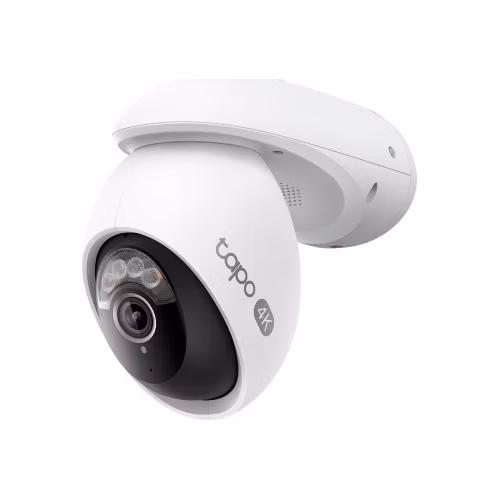 TP-Link Tapo C560WS - Venkovní Wi-Fi kamera s rozlišením 4k, rotace a sledování pohybu 360°, noční vidění, 1x LAN, IP66