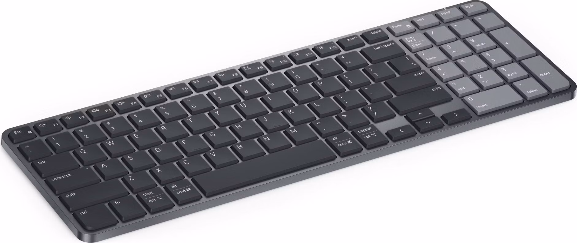 Dell Pro 7 Rechargeable Compact Keyboard - KB746 - Czech / Slovak (QWERTZ)