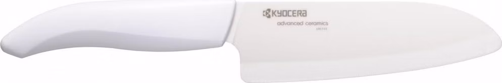 KYOCERA keramický profesionální kuchyňský nůž, bílá čepel  14 cm/ bílá rukojeť