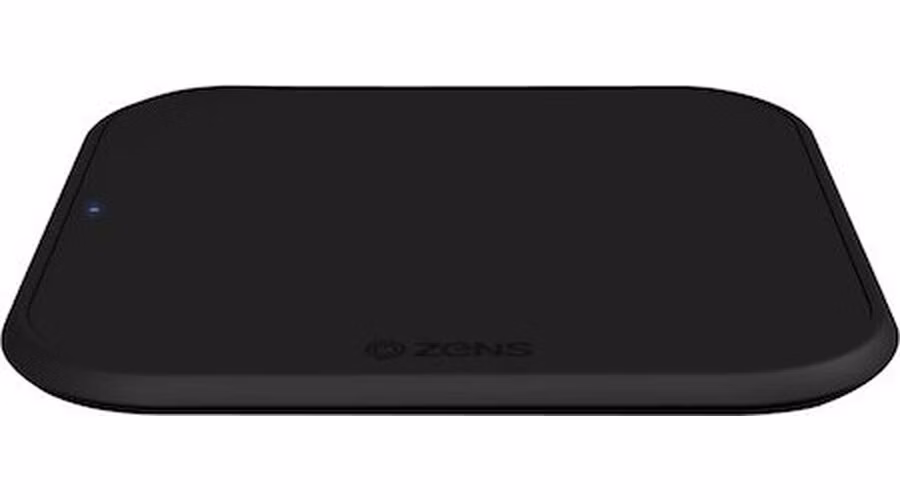 ZENS Single Wireless Charger 10W Slim-line - Black