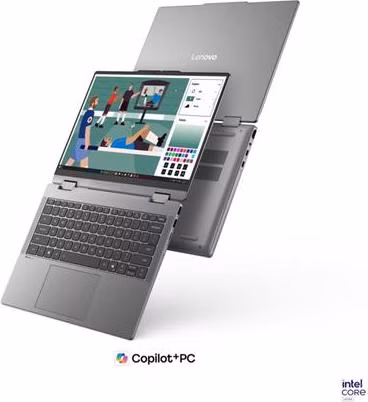 Lenovo IdeaPad 5 2-in-1 Core Ultra5 322/Copilot+/16GB/SSD 512GB/14"/WUXGA/IPS/touch/400nitů/60Hz/Pero/WIN11 Home/šedá