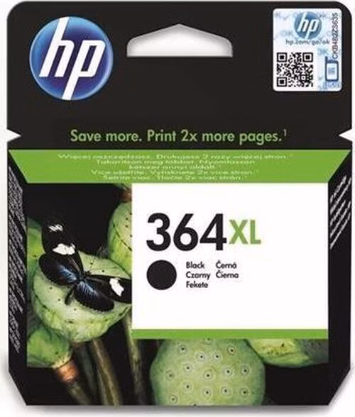 HP Ink Cartridge 364XL/Black/550 stran, blistr