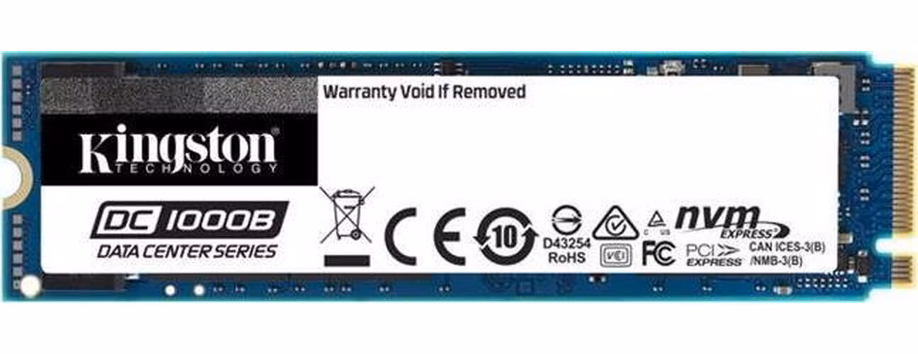 Kingston Flash 480G DC2000B PCIe 4.0 M.2 2280 Enterprise SSD