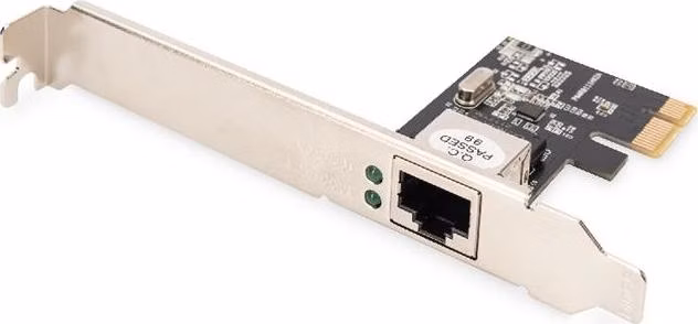 DIGITUS Gigabit Ethernet PCI Express síťová karta, nízkoprofilový držák, Realtek RTL8111H