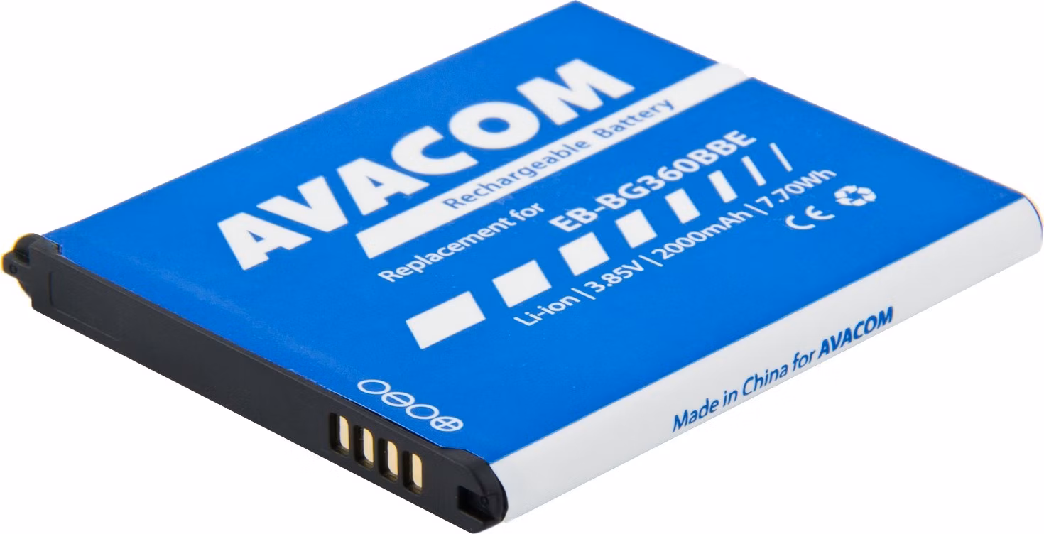 Náhradní baterie AVACOM do mobilu G360 Galaxy Core Prime Li-Ion 3,85V 2000mA, (náhrada EB-BG360BBE)