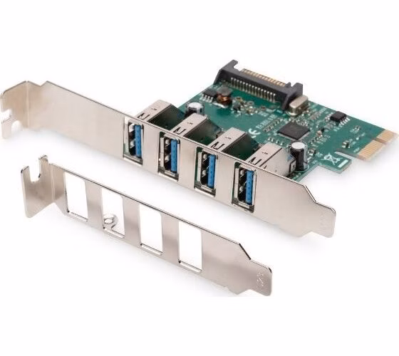 Digitus USB 3.0, 4 Port, PCI Express Add-On karta 4 porty A / F External, VL805 chipset