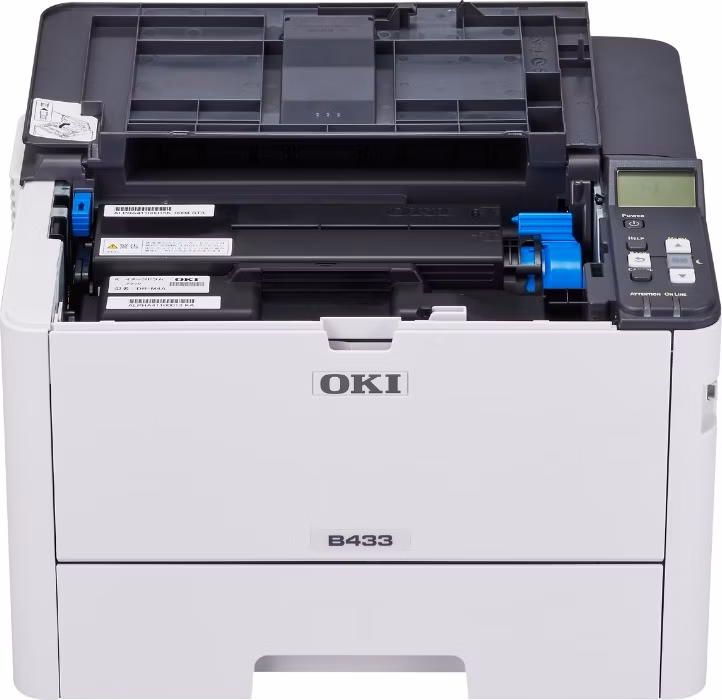OKI B433dn A4, čb, 1200x1200, 40 ppm, USB 2.0, LAN, PCL 6, duplex