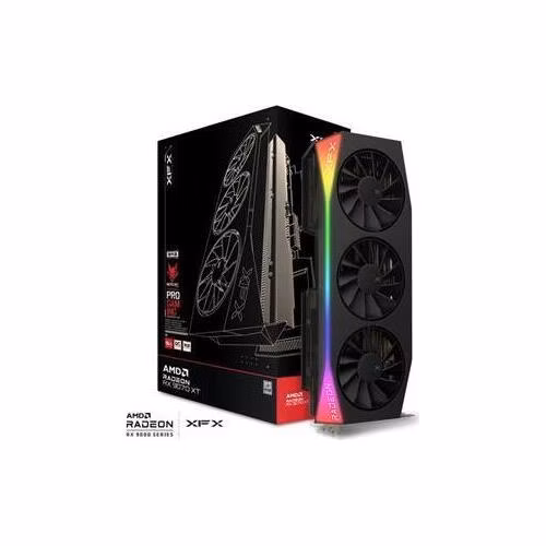 XFX Radeon RX-9070XT Mercury OC Gaming Edition RGB 16GB GDDR6, 3xDP, HDMI, AMD RDNA 4
