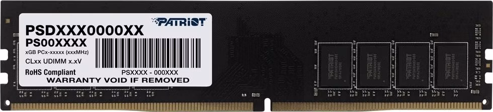 PATRIOT Signature 8GB DDR4 3200MHz / DIMM / CL22 / 1,2V