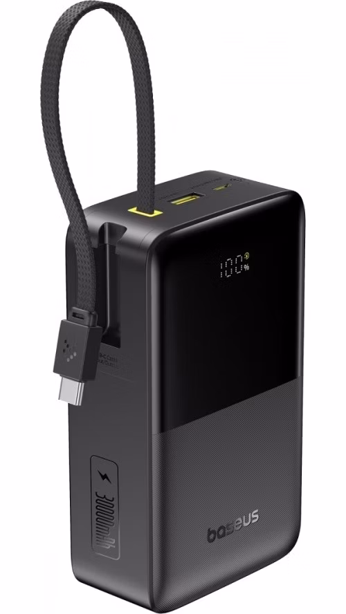 Baseus EnerFill FC51 Bipow 2 Pre 22.5W Powerbanka 30000mAh Cosmic Black