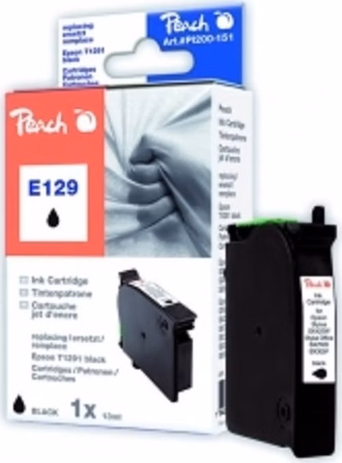 PEACH kompatibilní cartridge Epson T1291, Black, 11,5 ml