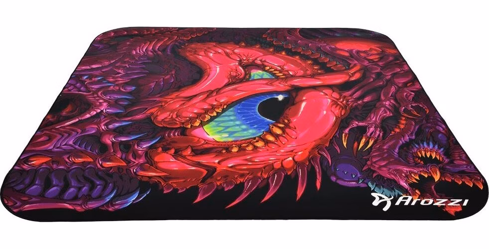 AROZZI Zona Quattro Crawling Chaos/ ochranná podložka na podlahu/ 116 x 116 cm/ dračí design