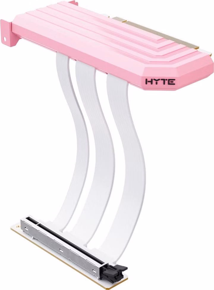 HYTE Riser PCI-E 5.0 / Strawberry Milk / barevný kryt / Délka: 200mm
