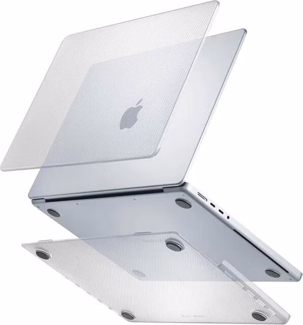 Pipetto kryt Hardshell Dots Case pre Macbook Neo - Frosted Clear