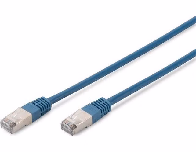 Digitus CAT 5e SF-UTP patch cable, Cu, PVC AWG 26/7, length 2 m, color blue