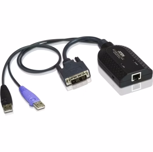 ATEN KA7166-AX DVI USB Virtual Media KVM Adapter WITH SMART CARD READER