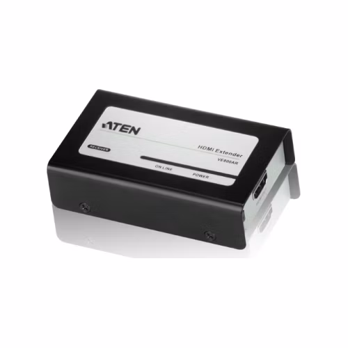 ATEN VE800AR-AT-G HDMI EXTENDER Přijímač včetně EU adaptéru (podporován jeden Cat5)