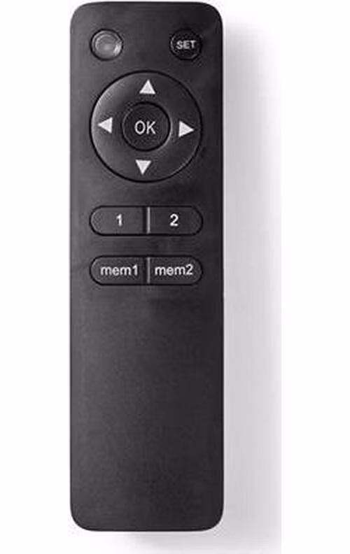Nedis TVMTRC5800BK - Náhradní Dálkový Ovladač | pro Držák na TV | Pevný | 1 Zařízení | Rádiová Frekvence | Černá