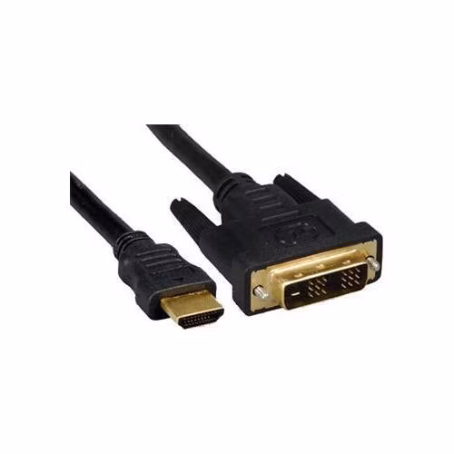 PREMIUMCORD HDMI - DVI-D 2m kábel (M/M, pozlátené kontakty, tienený)