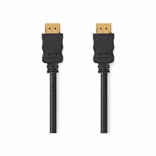 Nedis CVGL34060BK05 - Kabel High Speed HDMI™ s Ethernetem | Konektor HDMI™ - Konektor HDMI™ | 0,5 m | Černá barva