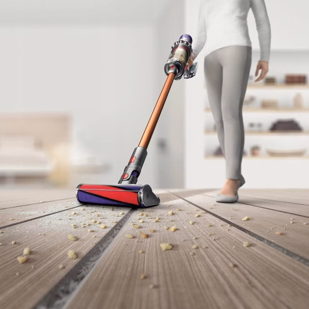 Dyson V10 Absolute 2023 akumulátorový vysavač, tyčový, cyklónový, HEPA filtr, 3 úrovně sání, LED indikátory