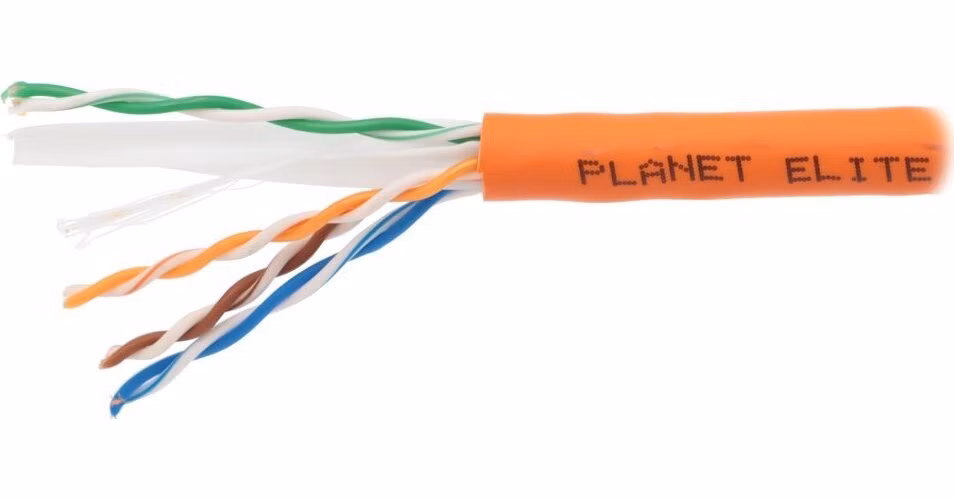 PLANET Elite kabel UTP, drát, 4pár, Cat6, LS0H, B2ca - s1,d1,a1, balení 305m