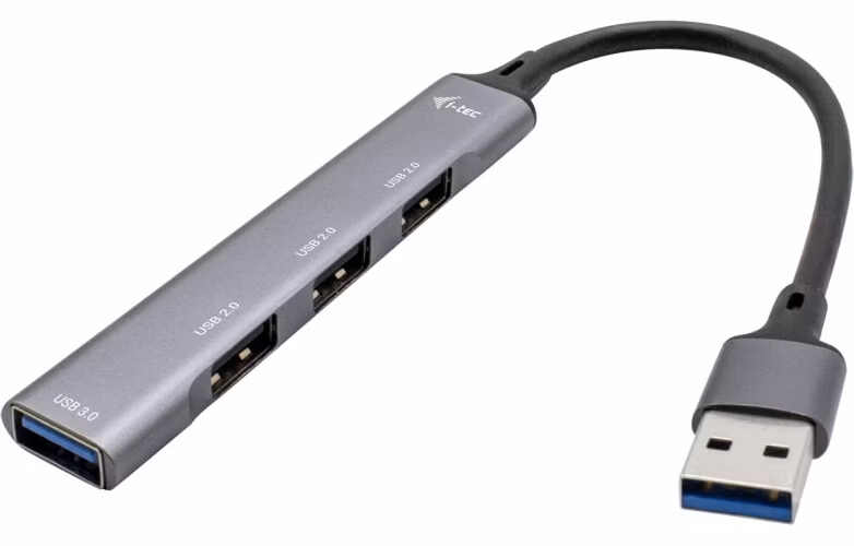 I-tec USB 3.0 Metal HUB 1x USB 3.0 + 3x USB 2.0