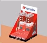 VERBATIM Battery stand (EE) / stojánek - propagační materiál