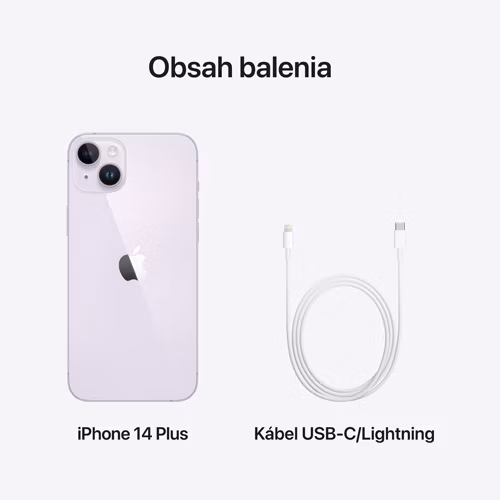iPhone 14 Plus 128 GB fialový