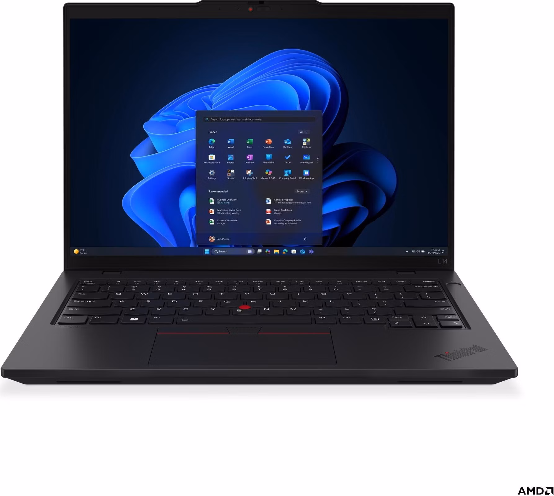 LENOVO NTB ThinkPad L14 G6 - Ryzen™ 7 PRO 250,14" WUXGA IPS,32GB,1TSSD,HDMI,AMD Radeon™ 780M,W11P,3Y Onsite