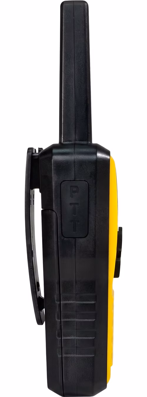 EVOLVEO FreeTalk 2W, PMR vysílačka s výkonem 0,5 a 2W, žlutočerná