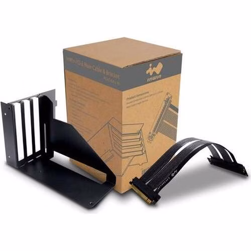 In Win PCI-E 4.0x16 Riser Cable &amp; Bracket (Vertically Mount GPU Adapter)