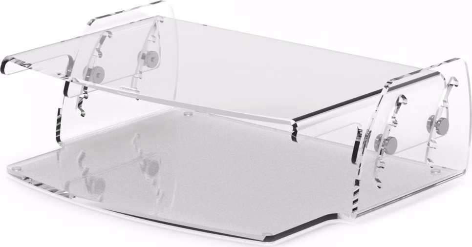 FELLOWES stojan pod monitor Clarity nastavitelný/ 320mm x 105mm x 256mm/ čirý