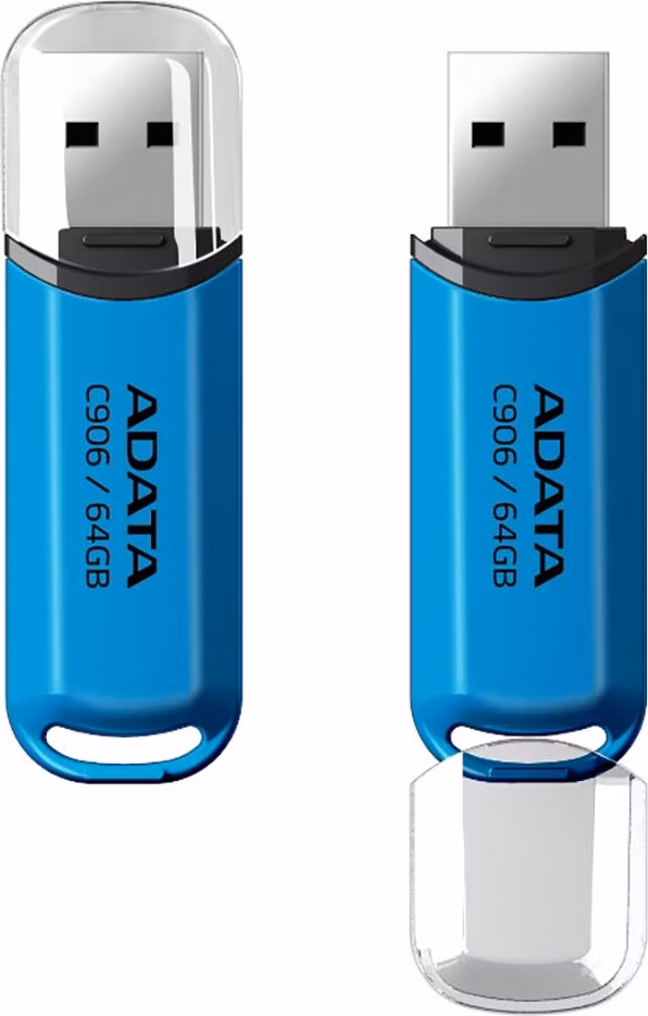 ADATA Flash Disk 64GB C906, USB 2.0, modrá
