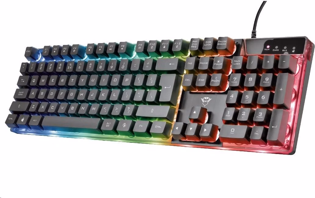 TRUST herní klávesnice GXT 835 Azor Illuminated Gaming Keyboard