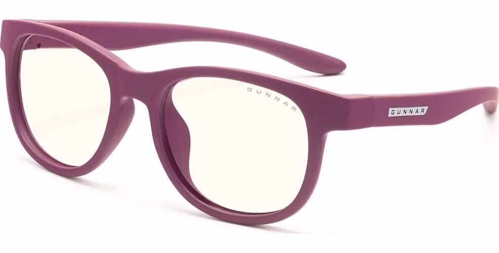 GUNNAR kancelářske/herní brýle RUSH KIDS SMALL (4-8) MAGENTA čirá skla BLF 35 NATURAL focus