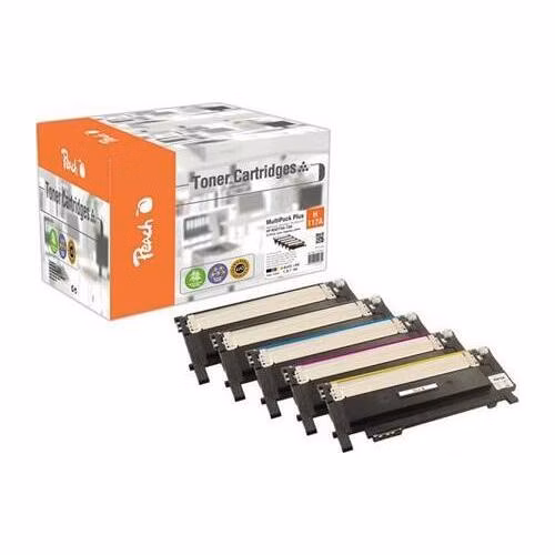 PEACH kompatibilní toner HP W2072A, CombiPack plus