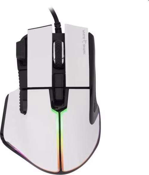 White Shark Gaming mouse MARROK, 12000 dpi, white