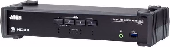 ATEN 4-port USB3.0 4K HDMI KVMP, audio